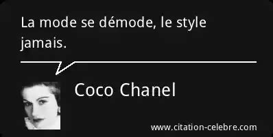 citation coco chanel style classique la mode se demode|coco chanel phrases.